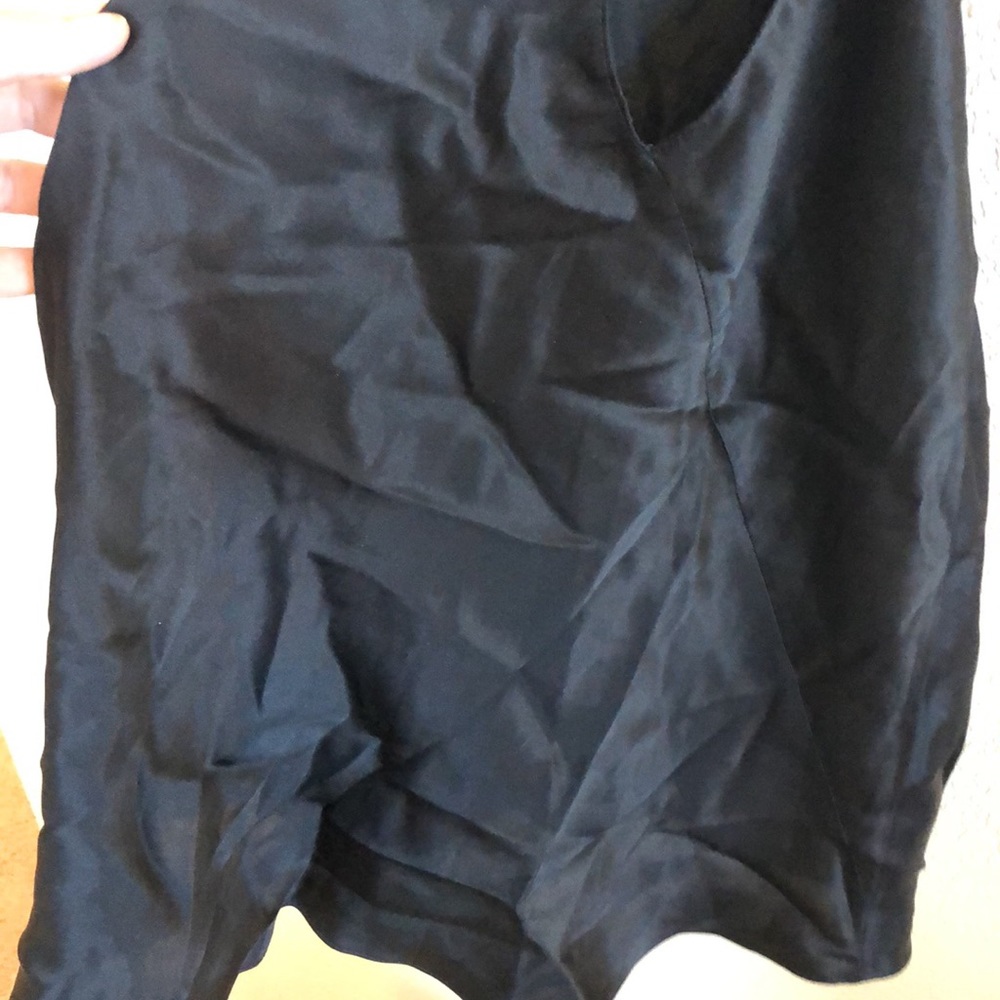 AMANDA UPRICHARD Claudia Mini Dress In Black silk - Picture 11 of 13